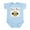 Sky Blue, variant on CafePress - Bay Bee Baby Bumblebee Infant Bodysuit - Baby Light Bodysuit, Size Newborn - 24 Months