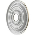 thumbnail image 4 of Ekena Millwork 16"OD x 3 1/2"ID x 1"P Cole Thermoformed PVC Ceiling Medallion (Fits Canopies up to 4 1/2"), Metallic Champagne Bronze, 4 of 10