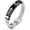 black, variant on Stylish Men's Adjustable Bracelet Cross Stainless Steel Mesh Chain Wrist Band Bracelet