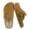 Chestnut, variant on Blain Suede Clogs for Women | Genuine Leather Slip on Clogs with Oversized Buckle | Classic Closed Toe Mule Design for Everyday Casual Wear
