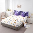 thumbnail image 5 of jejeloiu Magic Animal Dragon Bedding Comforter Set 7 Pieces,Halloween Pumpkin Full Bedding Set,Glitter Stars Print Fitted Sheet Flat Sheet For Teen,Microfiber Bedroom Decoration Reversible, 5 of 8