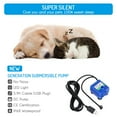 thumbnail image 3 of Alimentador De Agua Para Gatos, 3 Configuraciones Diferentes De Flujo De Agua Ventana De Nivel De Agua Súper Silenciosa De Gran Capacidad De 2,4 L Con Luz LED Fuente Para Mascotas, 3 of 7