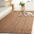 thumbnail image 3 of SAFAVIEH Palm Beach Leyla Striped Area Rug, Natural/Black, 4' x 6', 3 of 11