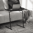 thumbnail image 3 of MoNiBloom TV Tray Tables on Bed & Sofa 22" Desk as TV Food Work, W/ 6 Heights & 3 Tilt Angles, Black, 3 of 12