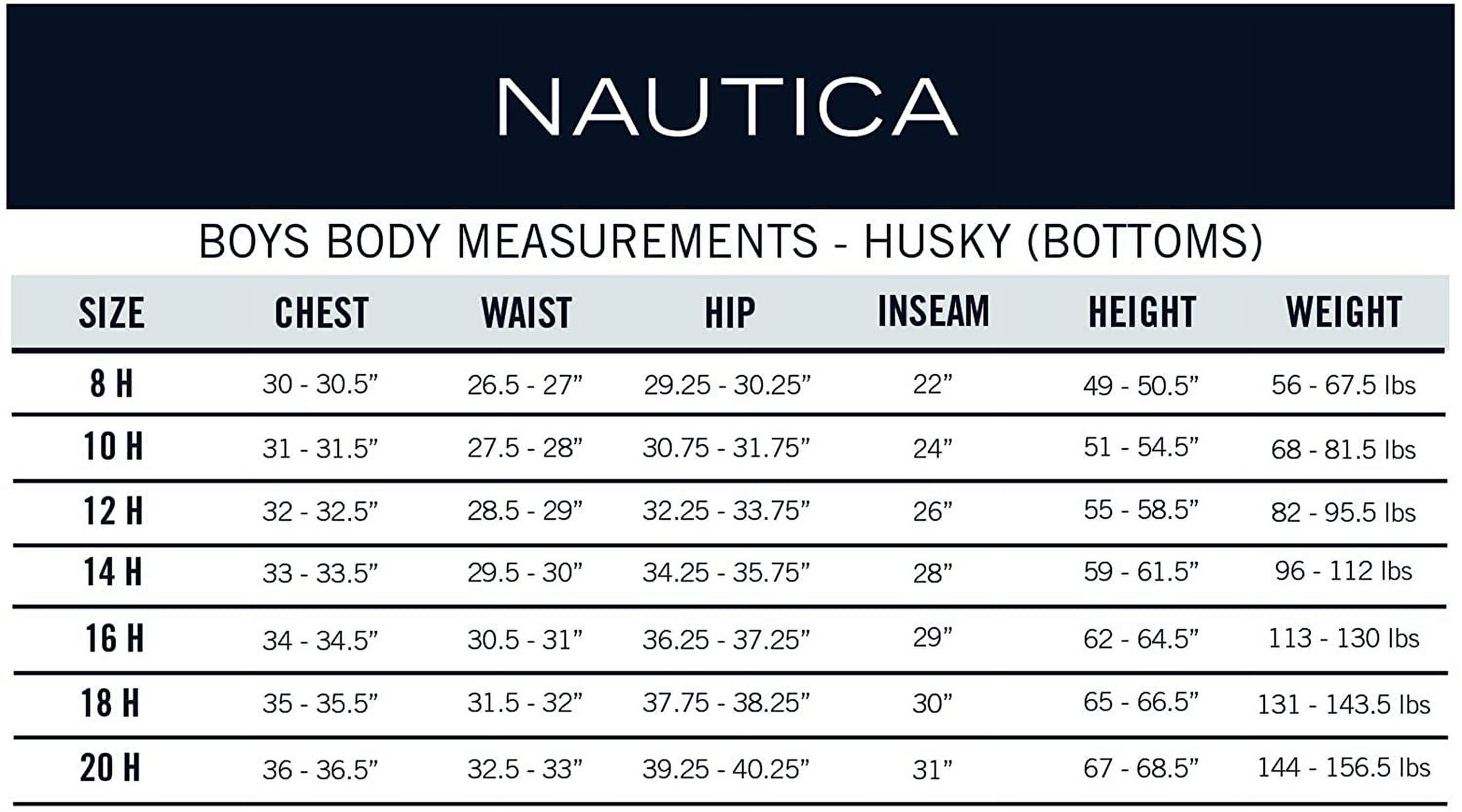 Calça Chino Nautica Menino - Conforto Elástico E Durabilidade | Marinho 10 Husky