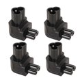 thumbnail image 2 of 4PCS IEC320 C6 to IEC320 C5 Power Adapter Plug and Play C6 to C5 Right Angled 90 Degree Power Adapter for UPS PDU Server, 2 of 5