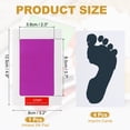 thumbnail image 2 of Uxcell Inkless Handprint and Footprint Kit, 3x5 Inch Mess Free Pet Paw Print Kit 1 Rose Red Inkless Print Pads + 4 Imprint Cards Clean Touch Ink Pad for Keepsake Gift and Pets Imprint, 2 of 7