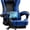 Black & Blue, variant on HLDIRECT Gaming Chair with Pocket Spring Cushion, Gamer Chair with Lumbar Massage, Gaming Computer Chair with Footrest for Adults, Black