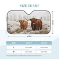 thumbnail image 3 of Bingfone Yak Car Windshield Sunshade,Sun Foldable Sun Shield Sun Visor for Car -, 3 of 8