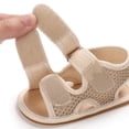 thumbnail image 2 of SOFMUO Baby Girls Boys Sandals Premium Soft Anti-Slip Rubber Sole Breathable Infant Summer Outdoor Water Shoes Toddler First Walkers(0-6 Months,Khaki), 2 of 6