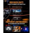 thumbnail image 3 of Panel de interruptores Auxbeam AS-R60 RGB de 6 elementos, 12-24 V, resistente al agua, 3 of 7