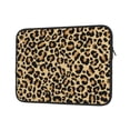 thumbnail image 2 of Bingfone Leopard Print Laptop Sleeve Case 15 Inch, 360° Protective Computer Carrying Bag, 2 of 9