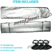 AUTOXBERT Extra Large Windshield Sun Shade Visor Sunshield Block for Truck Van UV Block