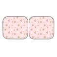 thumbnail image 7 of Daiia Rabbit And Cherry 2PCS Car Windshield Sun Shade, Foldable Sun Shield for Car Front Window, Auto Sun Blocker Visor Protector Universal for Truck SUV Pickup-Large, 7 of 7