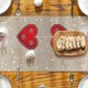 thumbnail image 3 of Camino de mesa con forma de corazón de Navidad, sombrero de enano, decoración para mesa de comedor de granja, decoración para fiestas navideñas, 33 x 150 cm, 3 of 5