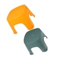 thumbnail image 3 of FUTUREORYY 2Pcs Household Plastic Foot Stool with Nonslip Design for Toilet and Bathroom Use, 3 of 8