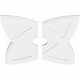 thumbnail image 6 of 22"OD x 6"ID x 8 1/4"C x 1"P Cosmo Architectural Grade PVC Contemporary Ceiling Medallion, Two Piece, 6 of 7