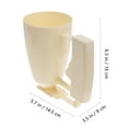 thumbnail image 2 of LOLIPPYY Beige Cupcake Dispenser Made of Plastic for Smooth Pouring and Easy Filling, 2 of 7