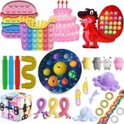 Multitrust Sensory Fidget Toys Set 27/29/30/31Pcs Stress Relief Toys Kit
