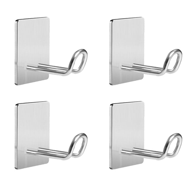 Colgadores adhesivos para cocina y puertas, ganchos para toallas, batas, sombreros y abrigos en las paredes del baño.
