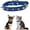 Blue, variant on 1Pack Spiked Dog Collar for Small Dogs,Anti-Bite Yellow Dog Collar，Protective Pet Neck Pu Leather Chihuahua Collar for Xs Small Medium Large Boy Dogs Male Cats