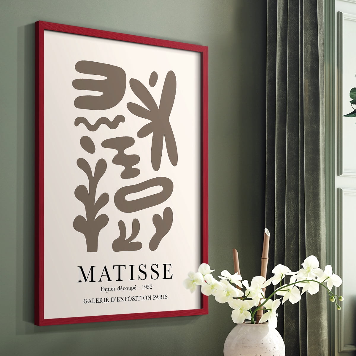Matisse CCXX in Solid Wood 8 x 10 Framed Print