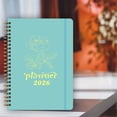 thumbnail image 4 of 2026 Weekly & Monthly Planner, Jan. 2026 - Dec. 2026, Daily Agenda Academic Planner Notebook Organizer, Calendar Planners/Planning for School Office Home, 5.9" x 8.26", Green Rose, 4 of 7