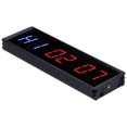 thumbnail image 2 of Haofy LED Timer Clock,LED Timer,Interval Timer 1.5in LED Digital Display Count Down/Up Clock with Remote for Home Gym Office, 2 of 8