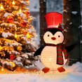 thumbnail image 3 of Decoración de Pingüino Iluminado para Exterior HOYECHI 71 cm LED 120V, 3 of 9