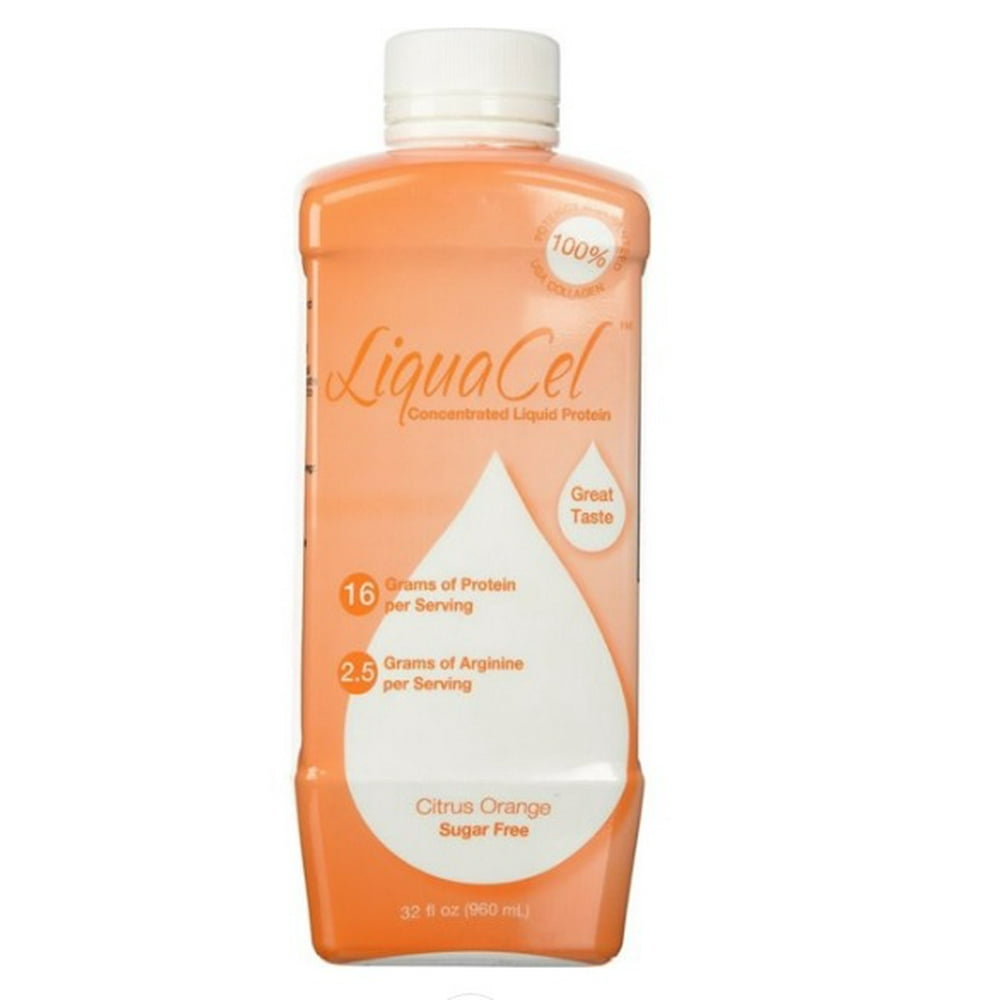 Liquacel Citrus Orange Concentrated Liquid Protein, 32 Fl. Oz.