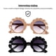 thumbnail image 5 of 2 pares de moda bebé gafas de sol para niños espejo gafas vintage sombras de gafas de sol, 5 of 5