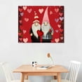 thumbnail image 2 of JEUXUS Wall Art Paintings on Canvas Print I Love You Valentine's Day Celebration Office Artwork Home Decoration Living Room Bedroom Bathroom Walls Decor,Wood Framed Ready to Hang, 2 of 4