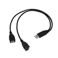 thumbnail image 3 of 5X USB 2.0A Male Auf 2 Dual USB Female Y Splitter Verteiler Adapter Kabel, 3 of 9