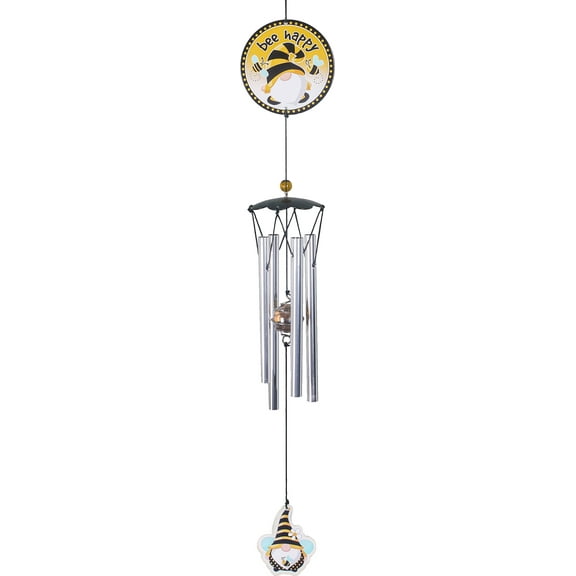 BEE GNOME METAL WIND CHIME