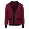 thumbnail image 5 of Men Sweater Knit Tops Blouse Men Autumn Winter Outdoor Daily Casual Long Sleeve Pullover Knitwear, 5 of 6