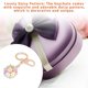 thumbnail image 3 of Jumpingount Daisy llavero adorable flor colgante decoración niñas bolso adornar accesorio de moda pequeño metal bolsa colgante blanco Ropa, zapatos y accesorios Miscelánea Vistoso Jumpingount AP010723-03, 3 of 6
