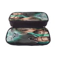 thumbnail image 4 of Wres-Tler W-W,E Black Leather Pencil Case Zipper Stationery Storage Bag,Ideal For Travel Lovely Functional, 4 of 6
