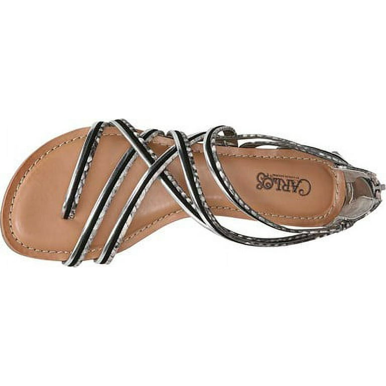 Women s Carlos by Carlos Santana Amara 6 Strappy Sandal Walmart