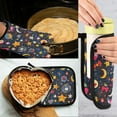 thumbnail image 5 of Yayeee Oven Mitts and Pot Holder Set of 2 Heat Resistant Kitchen Gloves Baking Hot Pad, Small Space Pattern, 5 of 5