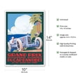thumbnail image 2 of 1929 Cap D'Antibes Grand Prix - Juan-les-Pins France - Vintage Car Racing Poster by Alexis Kow - Master Art Print 10in x 14in, 2 of 4