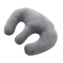 Kuntesetty Breast Pillow Breast Support Pillow Beauty Salon Chest Pillow for Travel SPA Gray