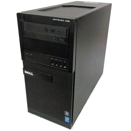Fast Optiplex Xe2 Mid Size Tower Business Computer PC (Intel Quad Core i7-4770s, 4GB Ram, 500GB HDD, WiFi, DVD-RW, HDMI) Win 10 Pro - Certified