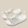 thumbnail image 4 of Lindas zapatillas de almohada para mujer, sandalias de fondo grueso de Eva, antideslizantes, para baño, interior y hogar, novedad de verano, 2024, 4 of 5