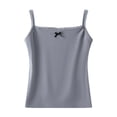 thumbnail image 3 of Goodtrade8 Crop Tank Tops for Women Camisole Fleece Shirts Sleeveless Casual Crewneck Short Summer Outdoor Womens Tops Pullover, 3 of 6