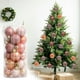 thumbnail image 4 of 24pcs Christmas Bucket Painted Plastic Ball Christmas Decoration Christmas Tree Decoration Pendant, 4 of 6