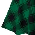 thumbnail image 4 of Mrat Short Pleated Skirts for Women Mini Plaid Skirt High Waisted Drawstring A-Line Dress S-16 Green m, 4 of 8