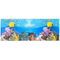 thumbnail image 1 of Aquarium Background Sticker 3d Double-sided Adhesive Wallpaper Fish Tank Decorative Pictures Underwater Backdrop Decor, 1 of 4