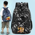 thumbnail image 2 of Mochila escolar de gran capacidad para niños, Mochila escolar de una pieza, de alta calidad, 2 of 5