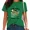 A-Green, variant on UNISHE Women's Holy Tides Summer Vibes Tee Cute Jumping Dolphin Ocean Faith Shirt for Daily Outfit White, S