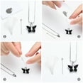 thumbnail image 4 of Butterfly Cremation Necklace for Ashes Memorial Keepsake for Beloved's Ashes Cremation Jewelry for Ashes Urn Pendants for Human Ashes Adult, 4 of 7